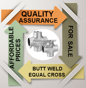 ANSI/ASME B16.9 Butt weld Equal Cross Exporter in India ANSI/ASME B16.9 Butt weld Equal Cross Exporter in India