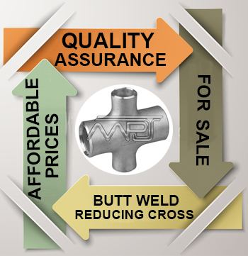 ANSI/ASME B16.9 Butt weld Reducing Cross Exporter in India ANSI/ASME B16.9 Butt weld Reducing Cross Exporter in India